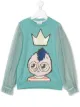 الصورة 1 من Fendi Kids بلوفر بطبعات شفاف محض