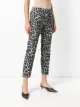 Pinko leopard print tailored trousers