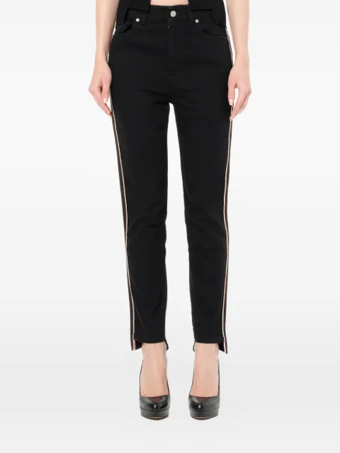 Alexander McQueen  military-inspired cropped jeans