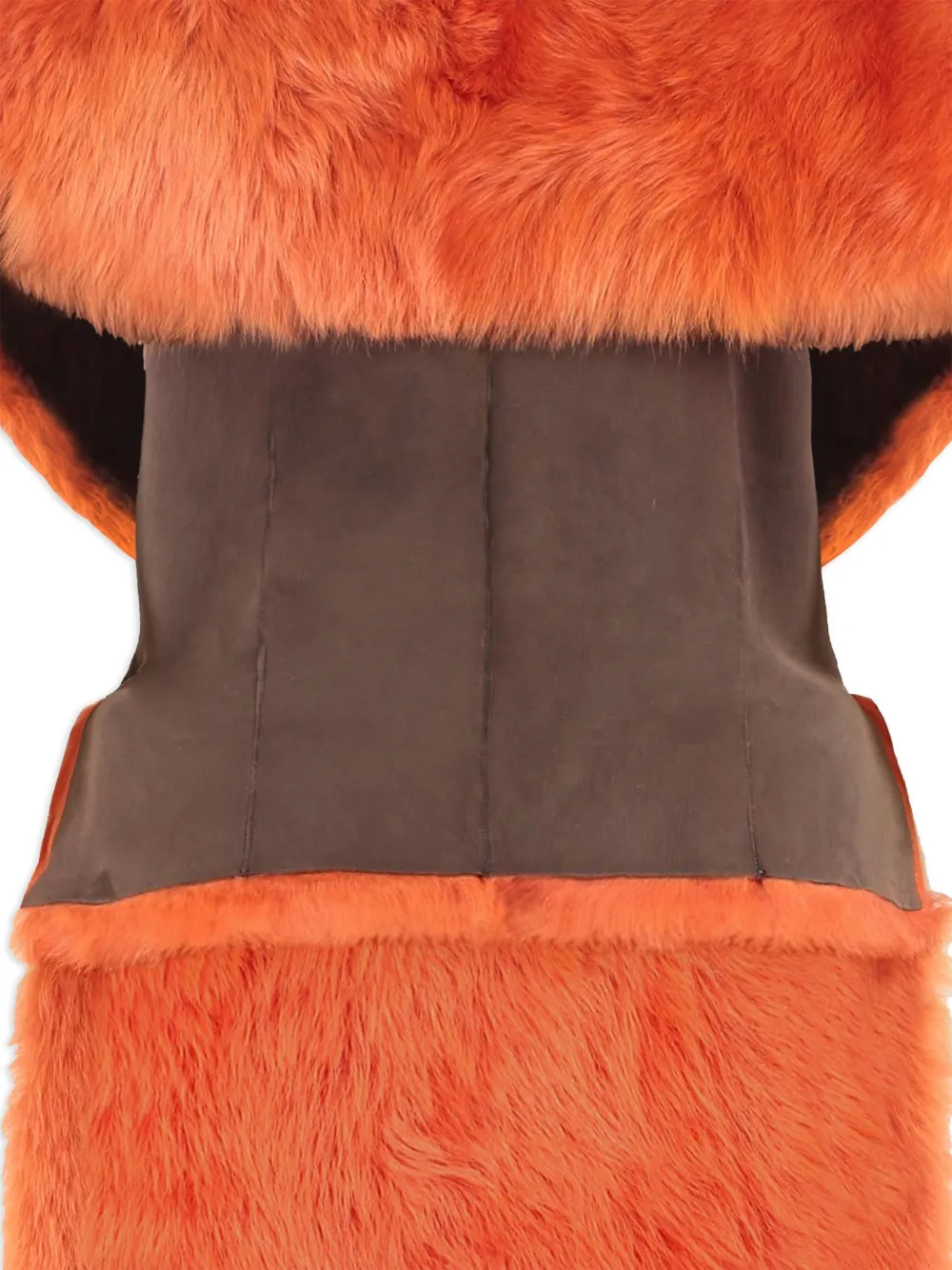 Alberta Ferretti sleeveless oversized-collar jacket | Faux Fur & Shearling Jackets | Image 2