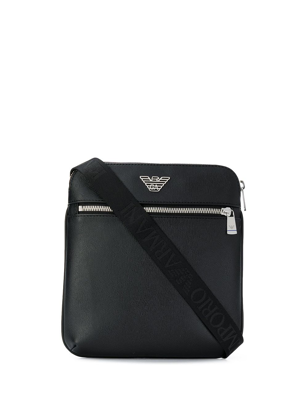 Emporio Armani Logo Messenger Bag - Farfetch