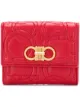 Image 1 of Salvatore Ferragamo Gancini quilted compact wallet