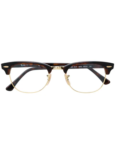 Ray-Ban D-frame glasses