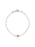 Gigi Clozeau 18kt rose gold star diamond and rose gold bracelet - White