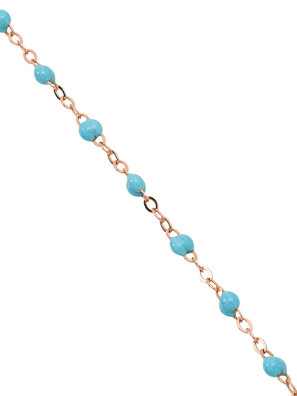 фото Gigi Clozeau 18k rose gold blue beaded bracelet