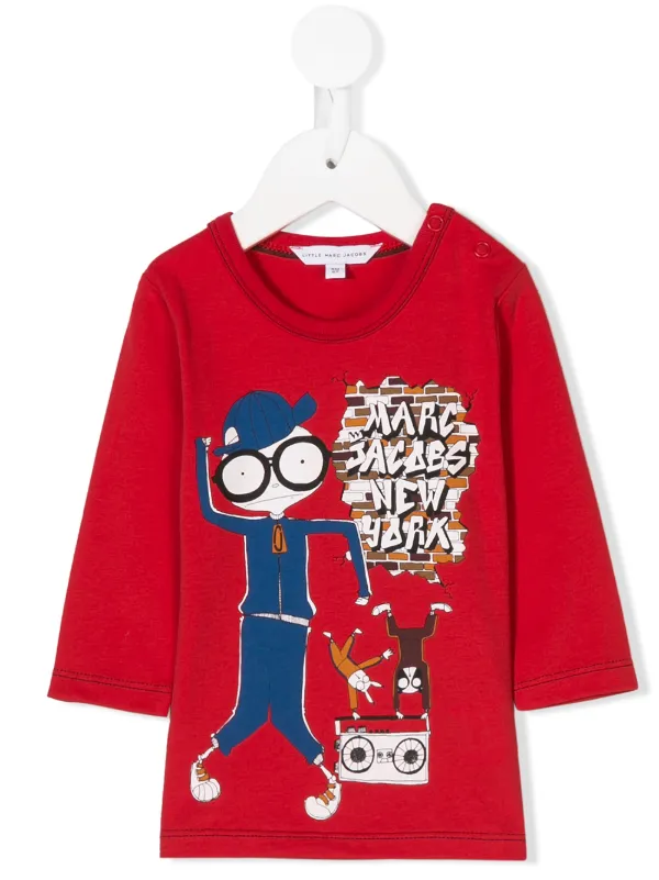 Little Marc Jacobs Mr Marc Printed T Shirt 28 Buy Online Aw18