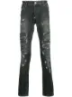 Image 1 of Philipp Plein distresses slim-fit jeans