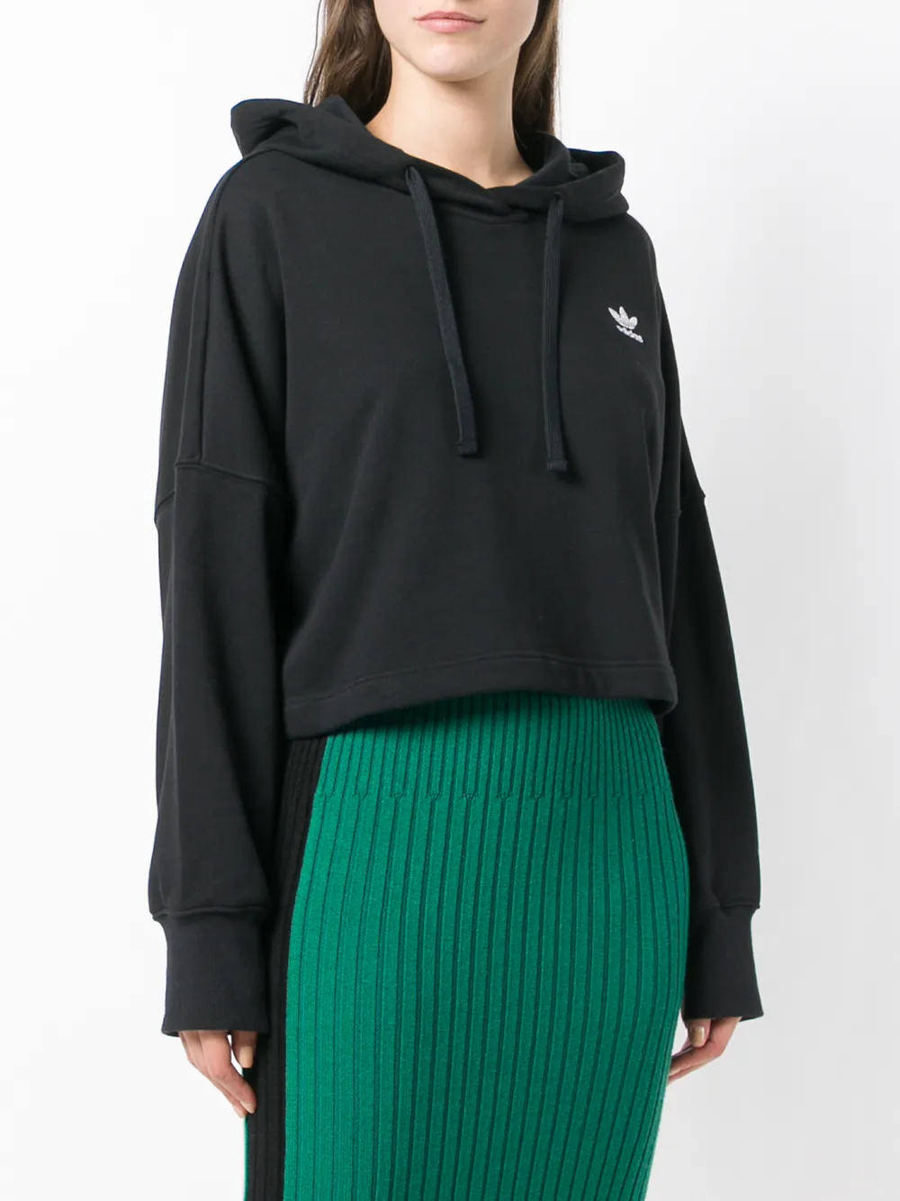 adidas styling complements cropped hoodie