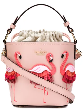 Kate Spade Flamingo Embellished Tote Bag Farfetch Kate Spade Flamingo Embellished Tote Bag