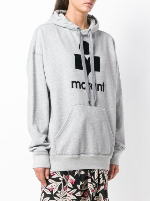 Shop Isabel Marant Étoile Mansel Hoodie In Grey