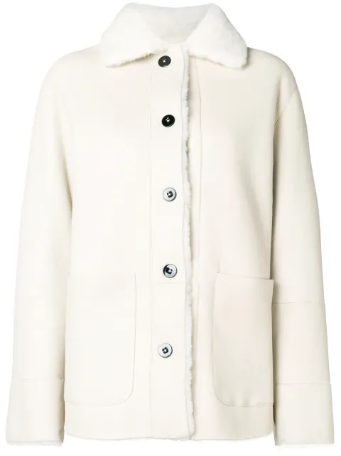 jil sander shearling jacket