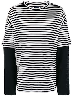 juun j striped shirt