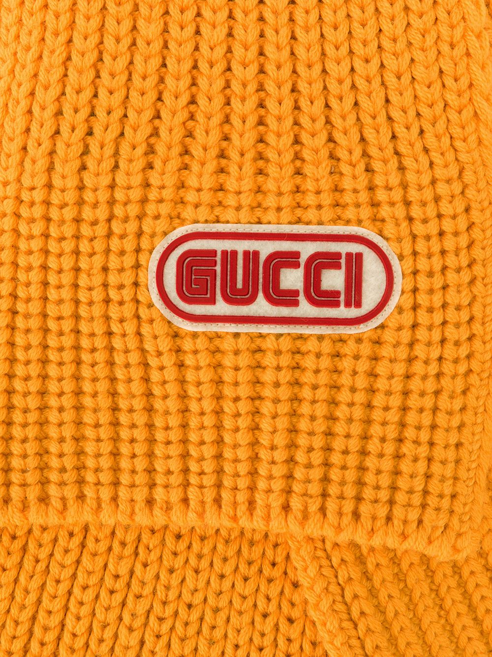 фото Gucci шарф с нашивкой логотипа