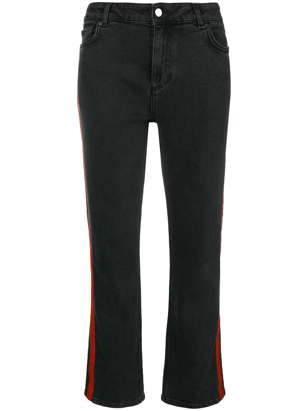 Victoria Beckham side stripe jeans - 497 ASH BLUE