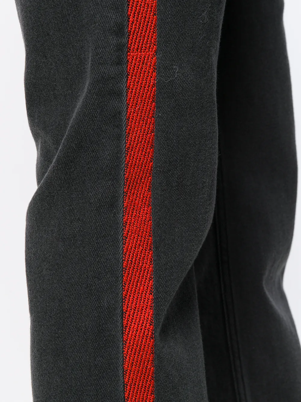 Victoria Beckham side stripe jeans 497 ASH BLUE