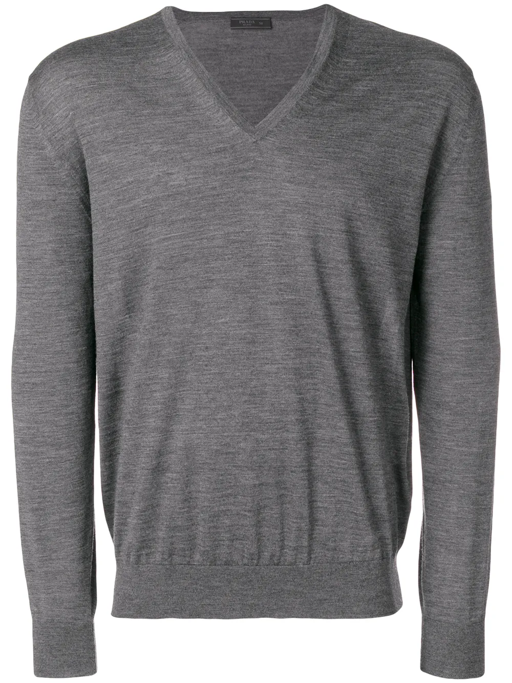 pull en maille fine à col v