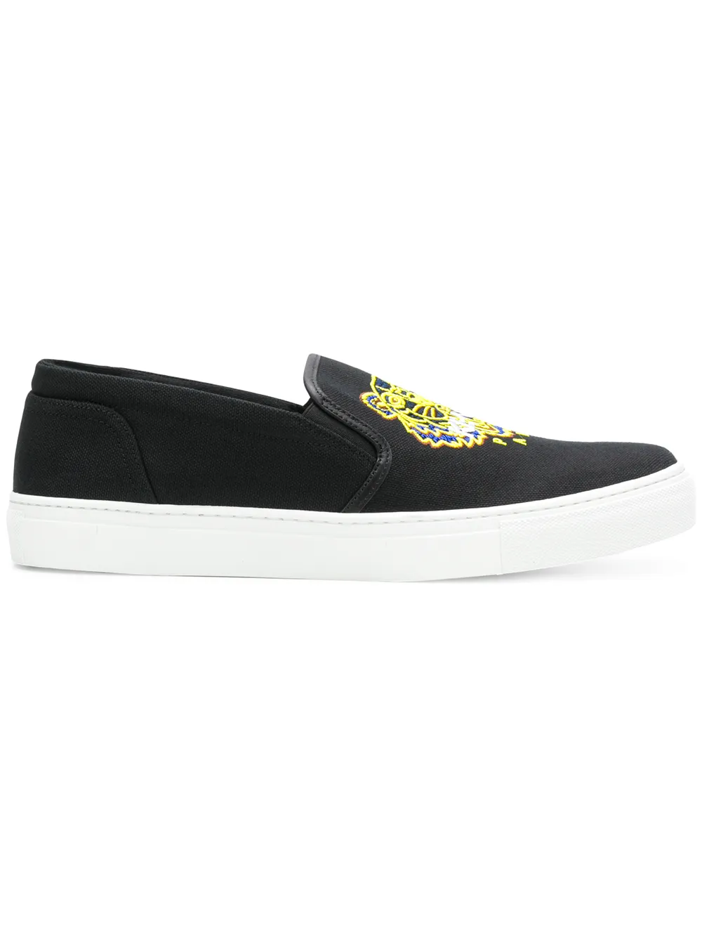Kenzo Tiger Embroidered slip-on Sneakers - Tendenza classica, vale la pena avere Kenzo Tiger Embroidered slip-on Sneakers - Tendenza classica, vale la pena avere