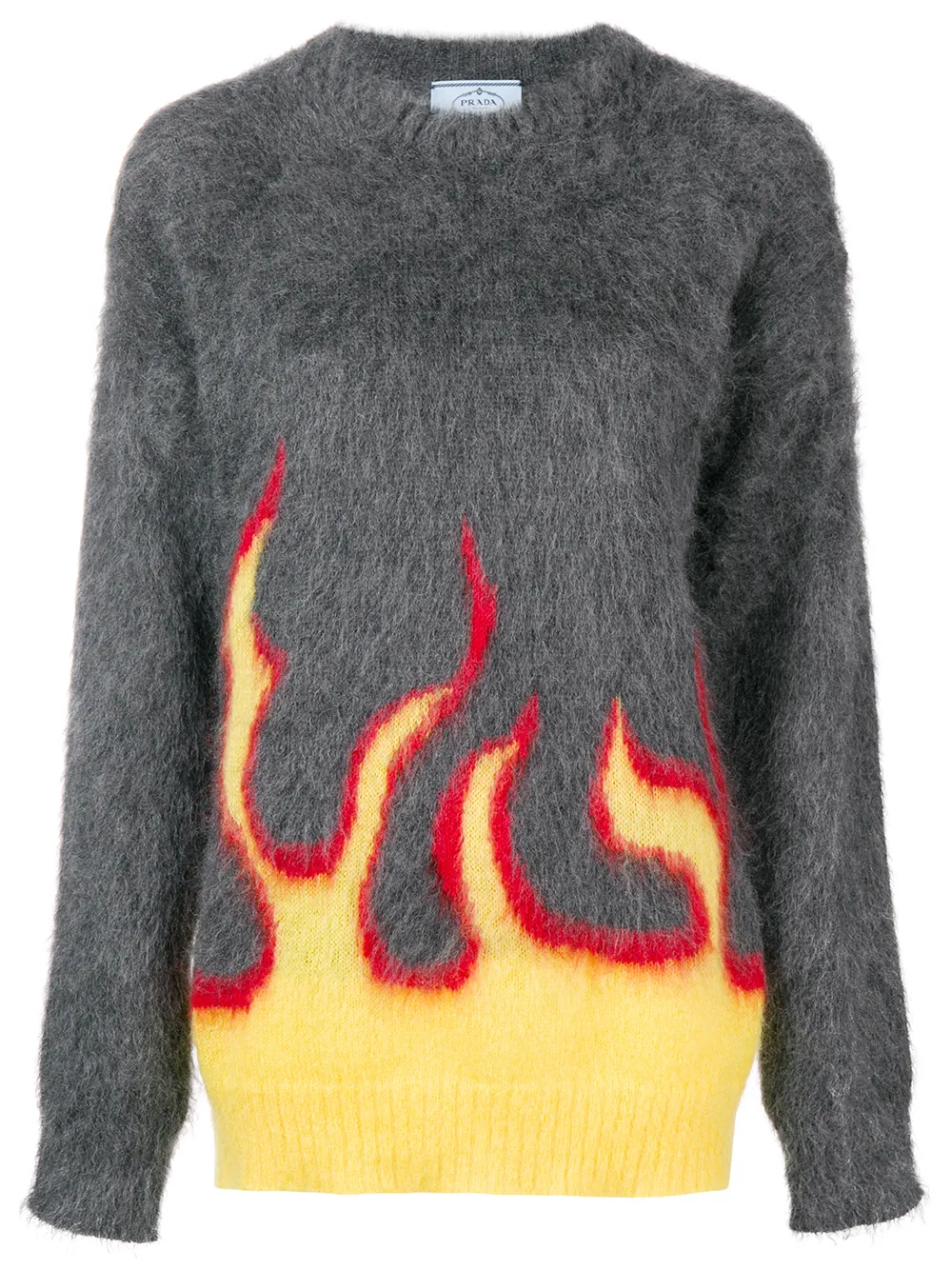 prada flame sweater