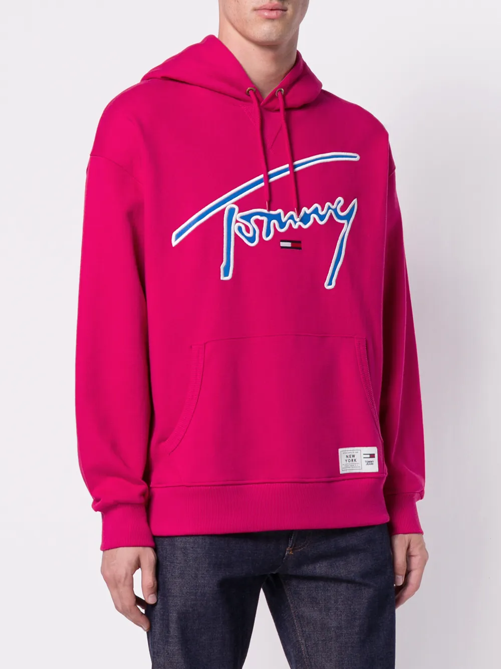 tommy jeans signature logo hoodie