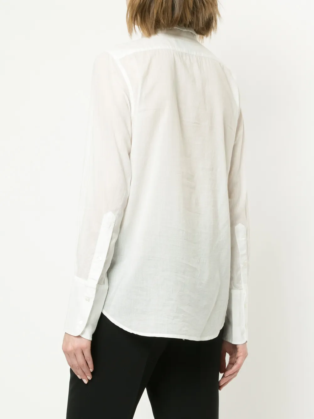 Nili Lotan Voile overhemd Wit
