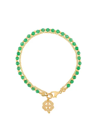 Astley Clarke Four Leaf Clover Biography Bracelet Farfetch Astley Clarke Four Leaf Clover Biography Bracelet