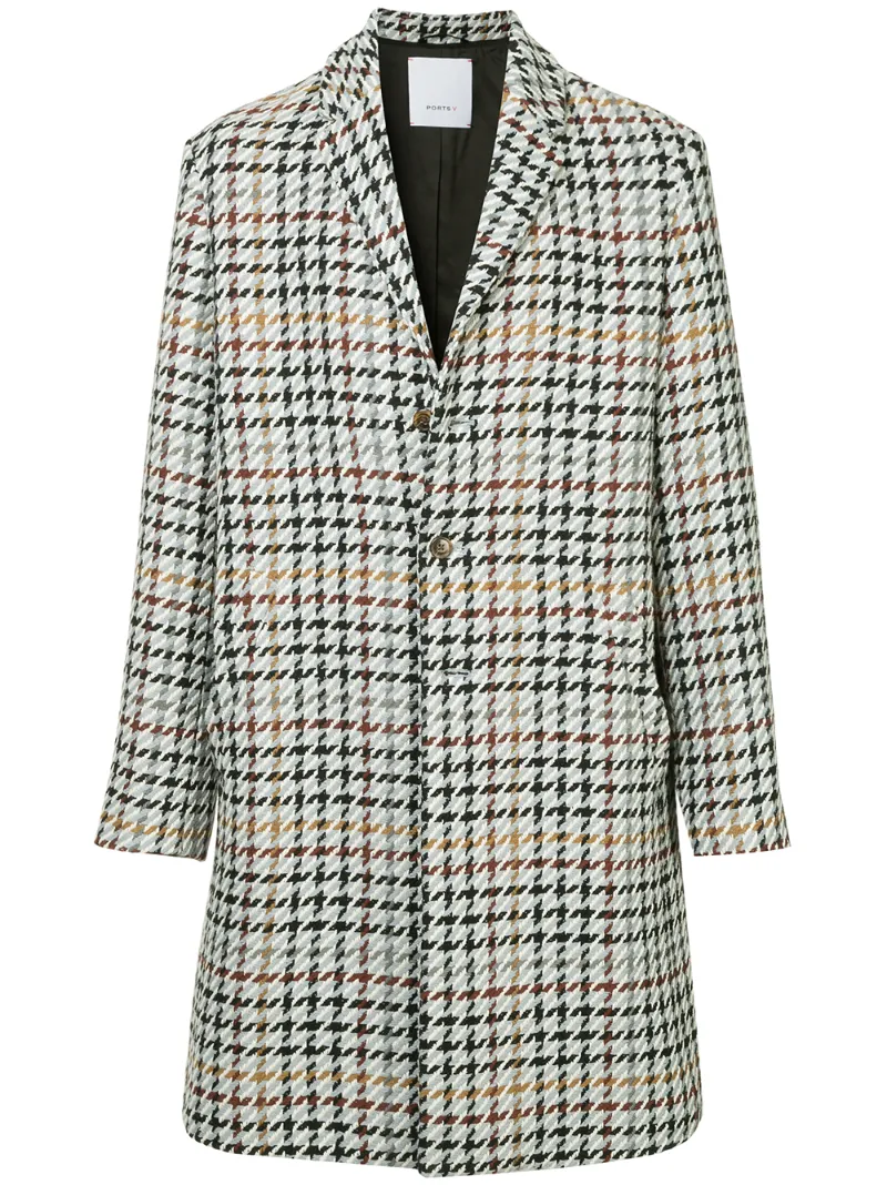 houndstooth coat Ports V