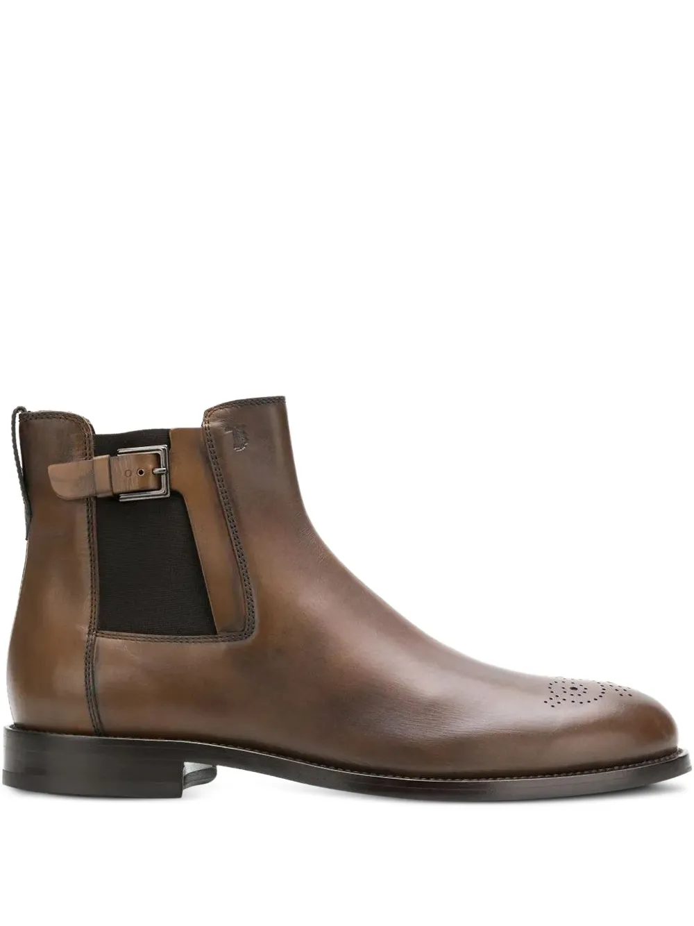 Tod’s buckle-detail chelsea boots – Brown