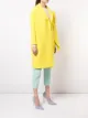 Delpozo معطف شرنقة مزين بفيونكة