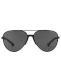 Emporio Armani aviator frame sunglasses - Black