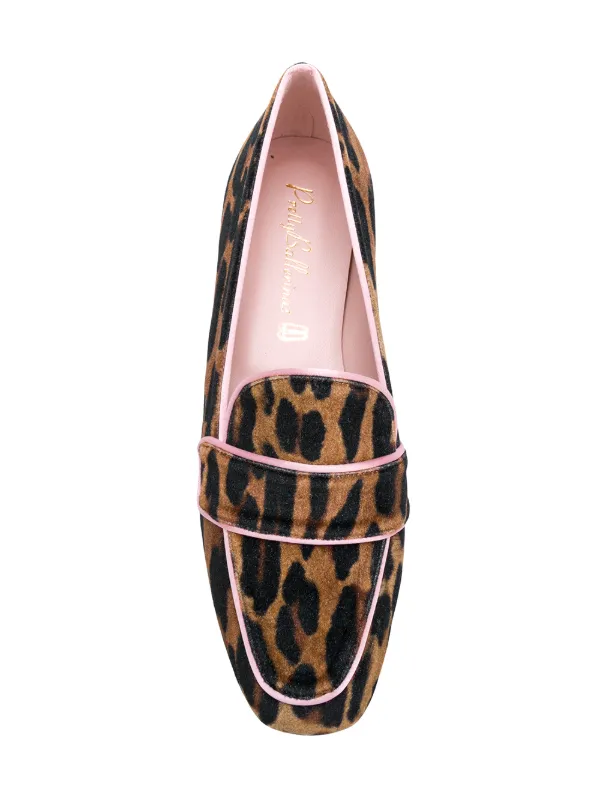 pretty ballerinas leopard loafer
