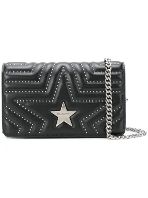 Women S Bags Purses Farfetch Stella Mccartney Star Quilted Shoulder Bag