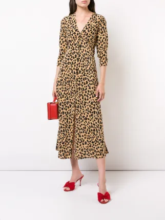 leopard midi dress展示图