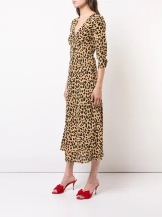 leopard midi dress展示图