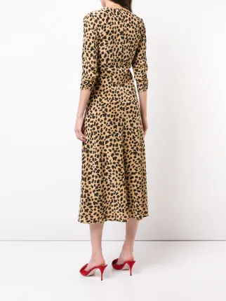 leopard midi dress展示图