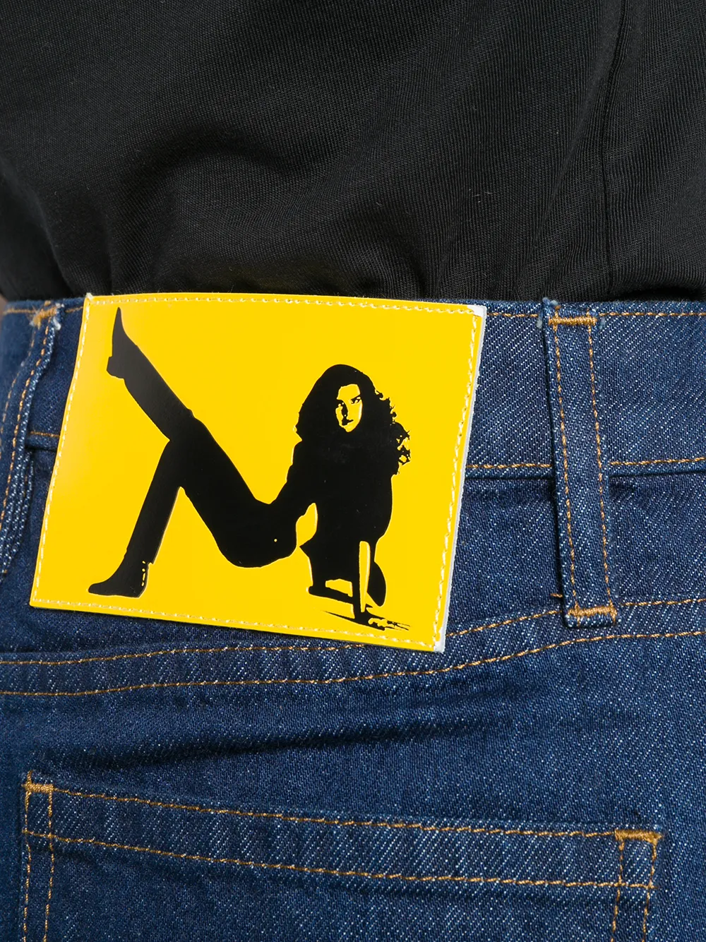 Calvin Klein Jeans Est. 1978 Brooke Shields paneel minirok Blauw