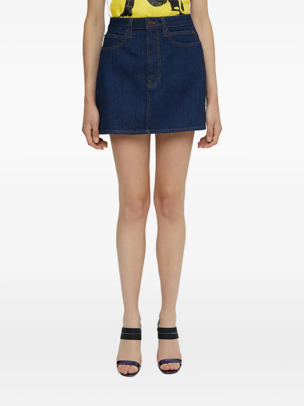 Calvin Klein Jeans Est. 1978 Brooke Shields mini skirt | Blue | Image 1