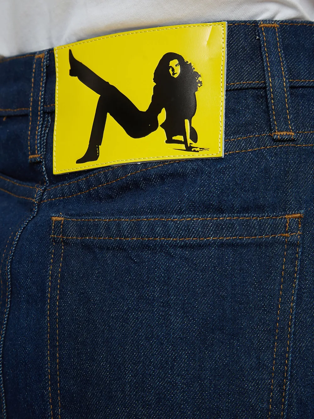 Calvin Klein Jeans Est. 1978 Brooke Shields paneel minirok Blauw