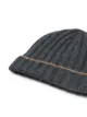 Brunello Cucinelli pleated striped beanie