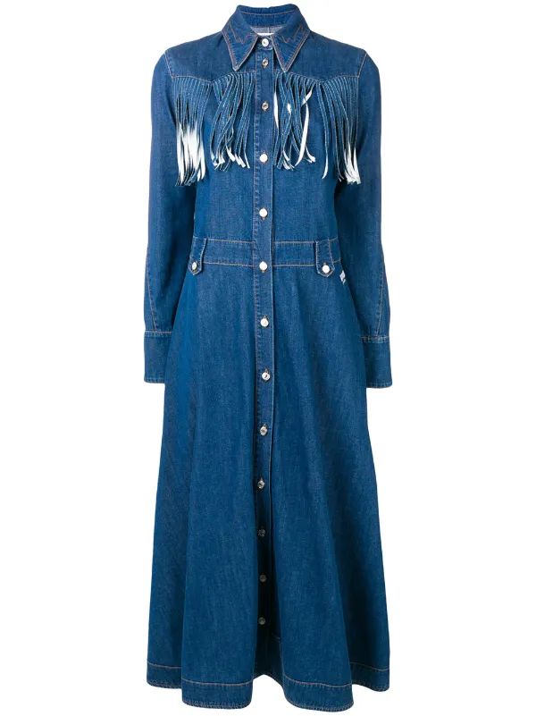 Msgm Cowgirl Lange Jurk Farfetch