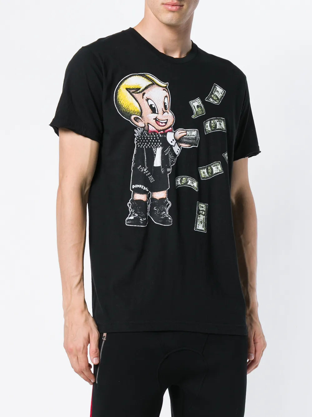  Domrebel 'baller' T Shirt   Schwarz 