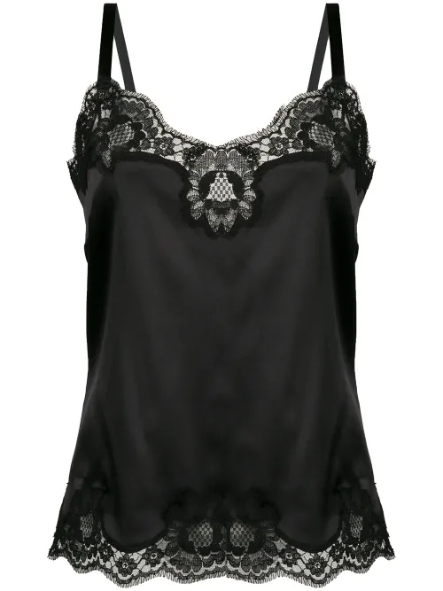 Caraco à empiècements en dentelle - Dolce & Gabbana - Modalova