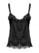 Immagine 2 di Dolce & Gabbana Canotta con bordo in pizzo