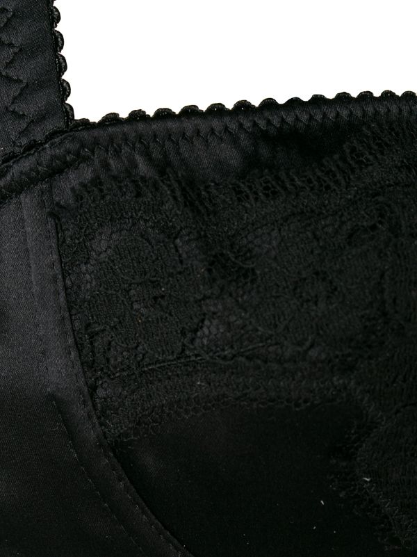 Dolce & Gabbana lace-detail Satin Balconette Bra - Farfetch