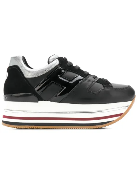 Hogan panelled platform sneakers