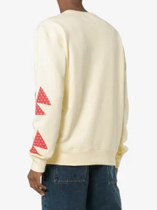 Calvin Embroidered Klein Triangle Sweatshirt Cotton 205w39nyc rUrq4v
