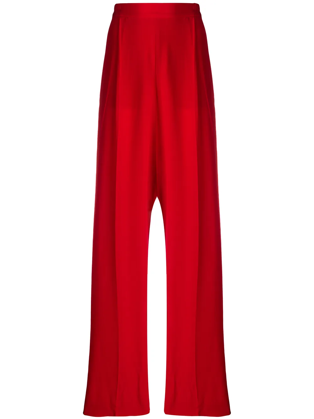 Stella McCartney high-waisted wide-leg trousers - Red