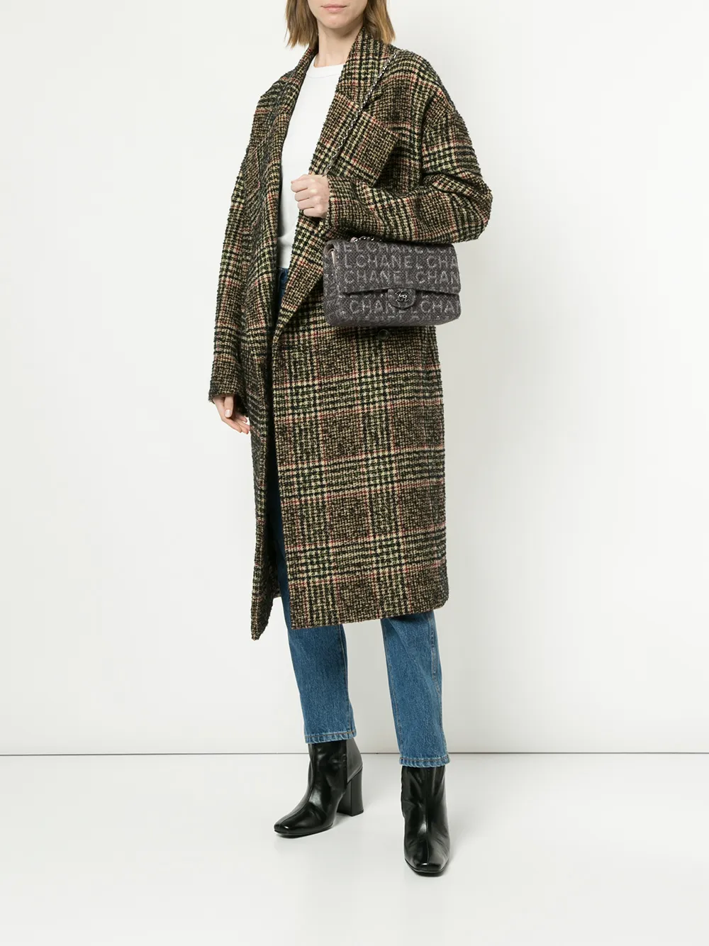 CHANEL PreOwned Quilted CC Double Flap Chain Shoulder Bag Farfetch