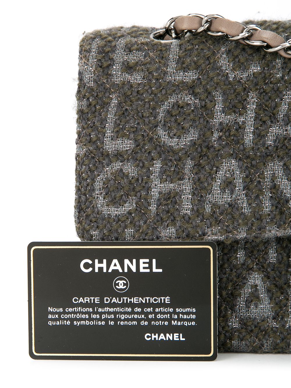 CHANEL PreOwned Quilted CC Double Flap Chain Shoulder Bag Farfetch