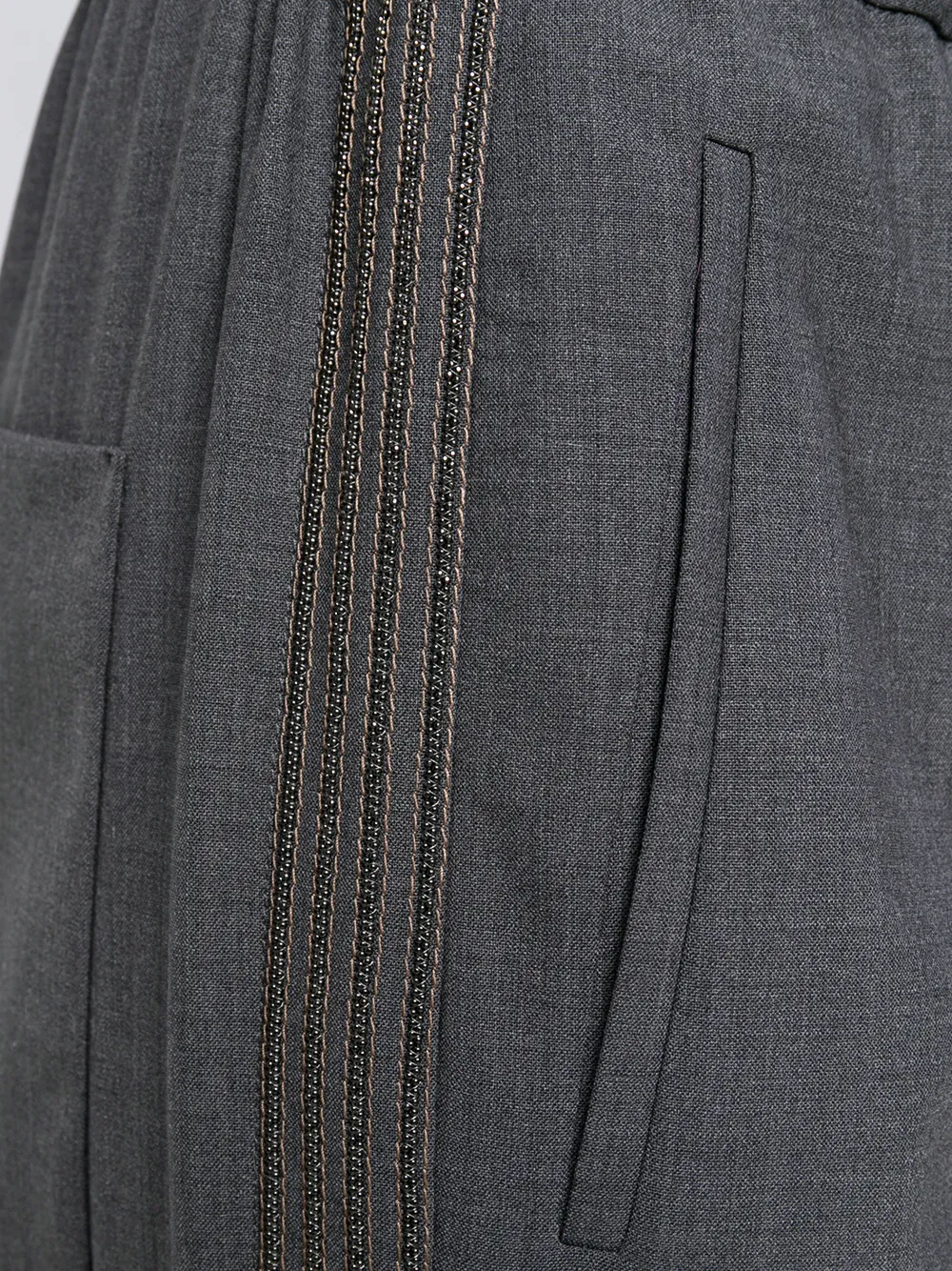 Brunello Cucinelli losvallende joggingbroek Grijs