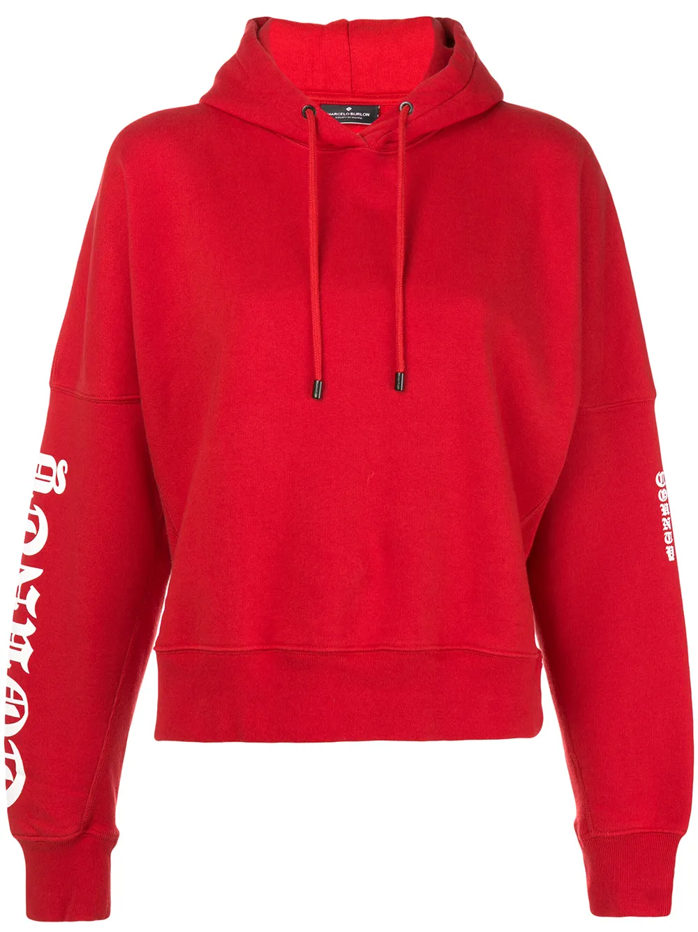 COUNTY OF MILAN Felpa Cupido Tattoo - Rosso